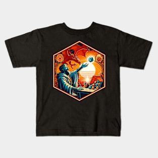 Dragon's Gambit: Retro Dungeon Master's Rol Kids T-Shirt